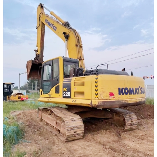 110KW Power Used Komatsu PC220 Excavator From Japan With 23100kg Operating Weight