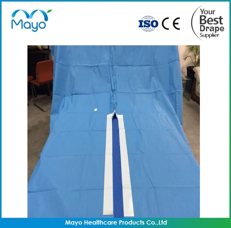 Hospital use Sterile Disposable Split U drape Orthopedic Drape with CE ISO FDA