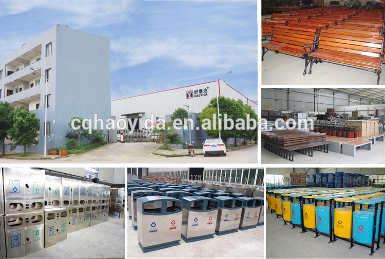 Public Grey Customized 30L Multi Compartment Trash Can