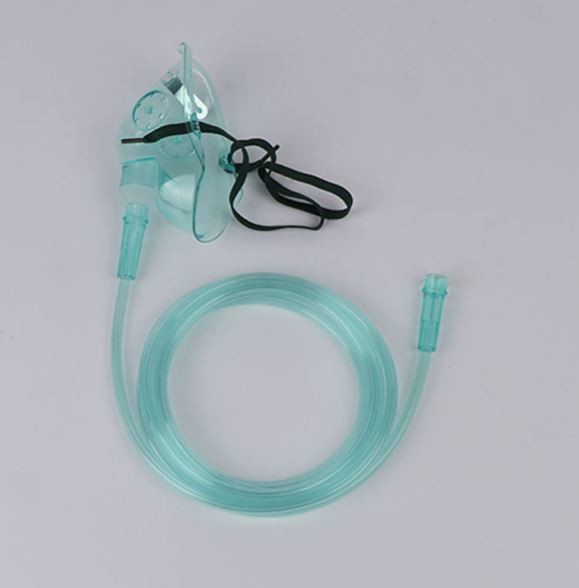 CE ISO Certified Disposable Medical Pvc Oxygen Mask With Tubing