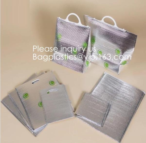 Extra Strength Zipper and Thick Insulation Food Delivery Bag,Picnic Insulated