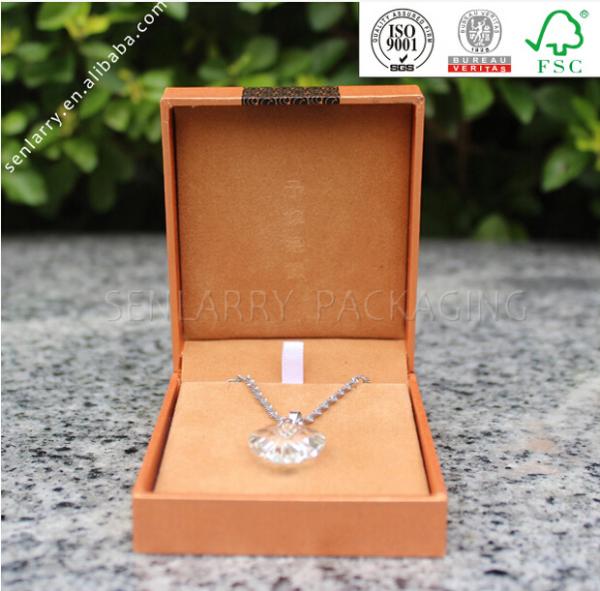 2014 new products promotional customizable fashion necklace box design