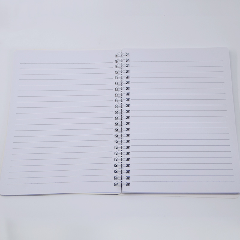 Soft Cover Custom Spiral Notebook Journal 30 Sheets Custom Printing Logo Grid Design