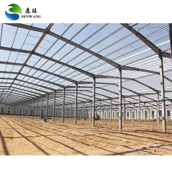 Low Maintenance Steel Metal Frame Structure Steel production workshop with