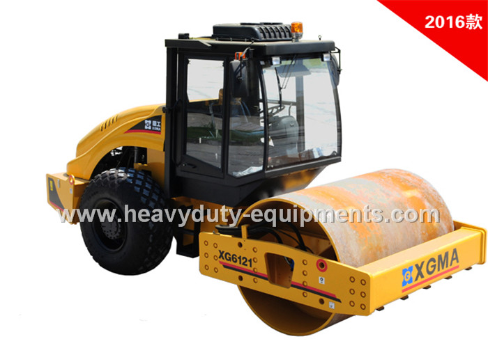 XGMA XG6121D automatic vibration road roller with Cummins 6BT5.9 engine