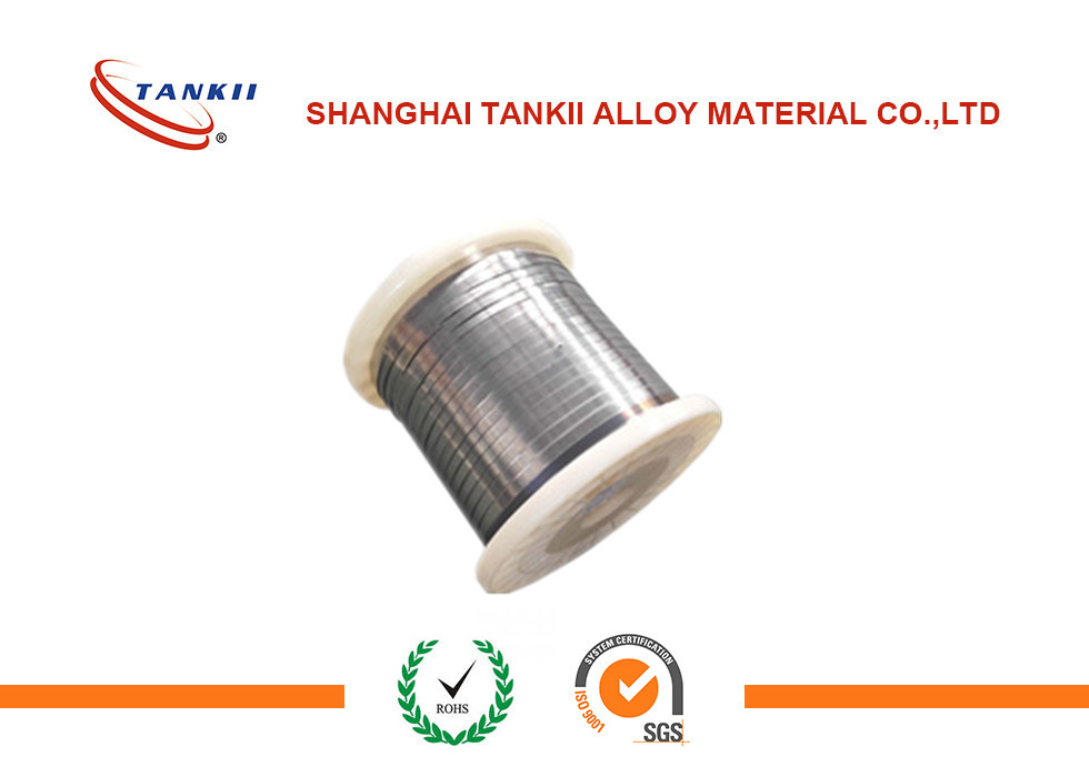 Silver Colour Flat Heat Resistant Flat Wire Bare Type 0cr13al4 Fecral Alloy