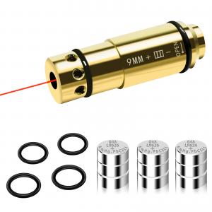  Training Laser Cartridge 9MM Caliber Brass Red Laser 650nm Wavelength Manufactures