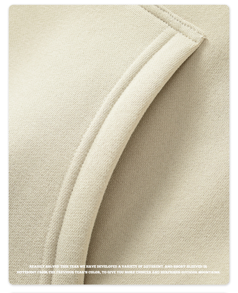 Heavy Embroidered Hooded Sweatshirt Crop 350gsm Heavyweight Cotton French Terry Thick Fleece Hoodie Men