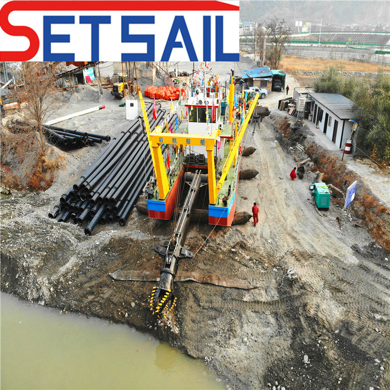 Dredging Depth 15m Diesel Engine Cutter Suction Dredger with Hydraulic