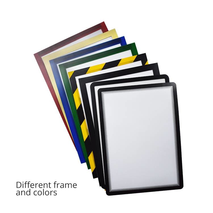 Removable Document Holder Double Side Display Round Corner File Frame RFW1906