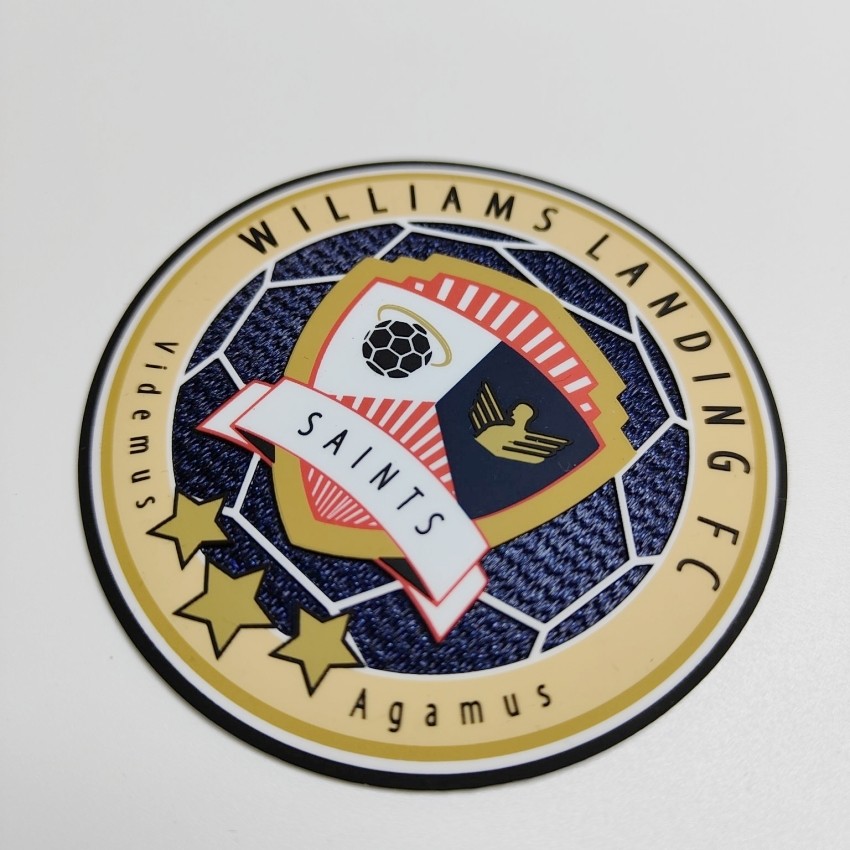 3D Silicone Heat Transfer Logo Eco Friendly Adhesive Iron On Transfer Label