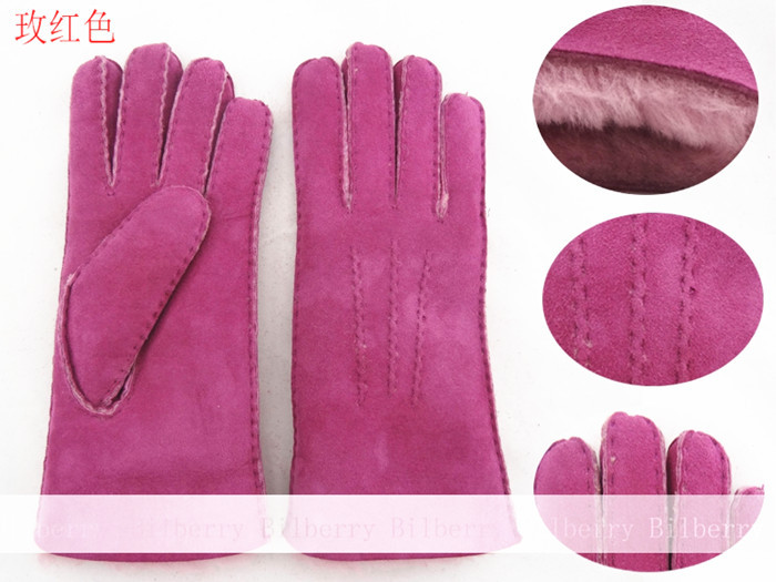 New Spanish Merino Leather Five Fingers Lady Glove women gloves