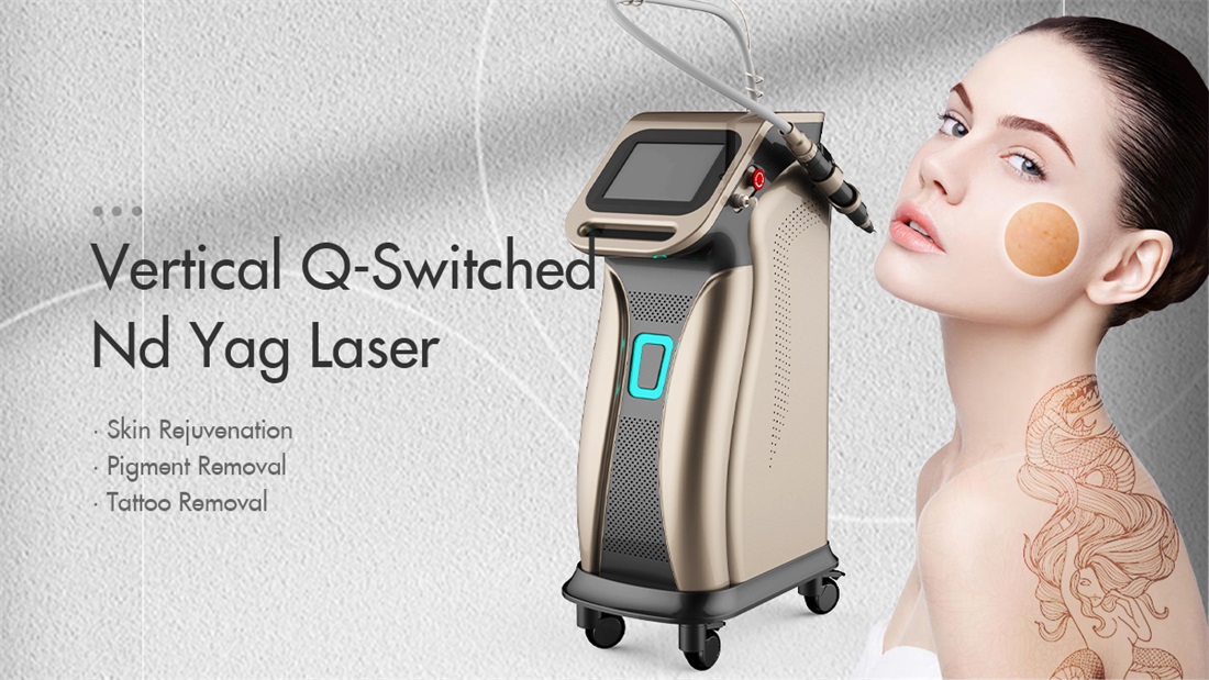 2023 Factory Price Professional Q Switched Nd Yag Laser Tattoo Removal Beauty Machine