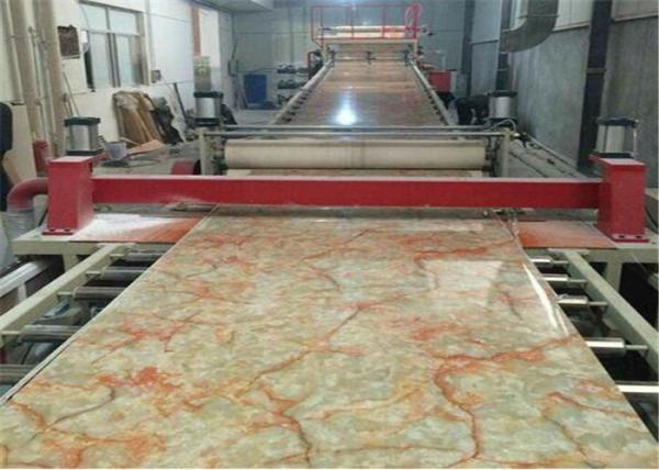 PVC Faux Marble Sheet Production Line CE , PVC Marble Sheet Making Machine /