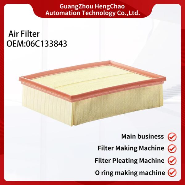 Auto Parts Car Air Filter Element 06c133843 Air Filter Manufacturing Equipment