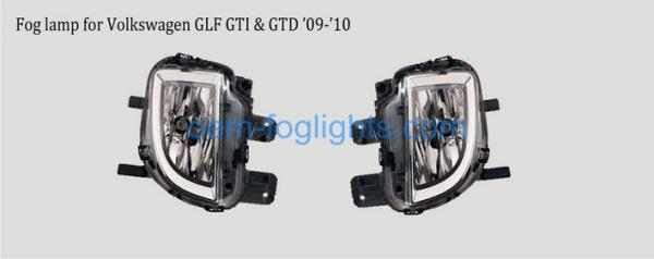 VW Fog Lights Kit for Volkswagen GIF GTI & GTD 2009-2010