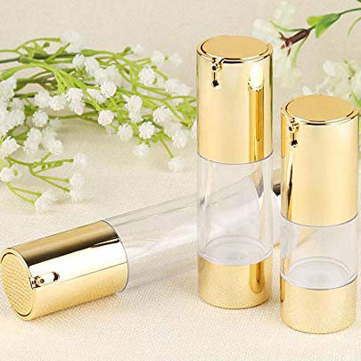Cream Foundation Pump Bottle Airless Dispenser Bottles 15ml 30ml 50ml