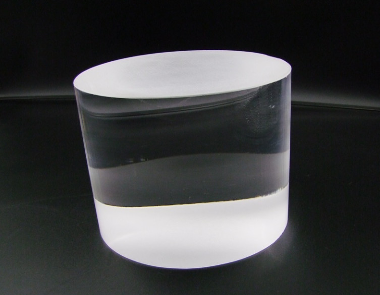 Optical Glass 150*150mm Transparent Direct Drawn Quartz Ingot