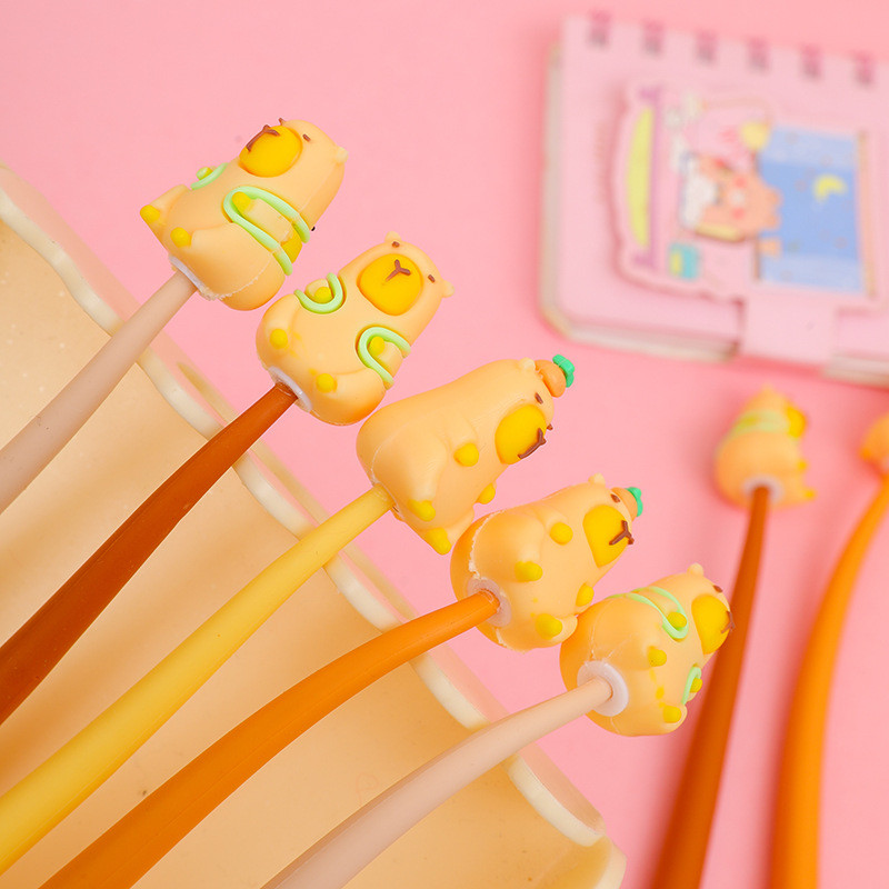 Sencoo 24 Pack Cute Cartoon Gel Blue Ink Pens Assorted Style Writing Pens For Kiddie Birthday Present School Prize Student Gift Fun Girls Kiddie Pens