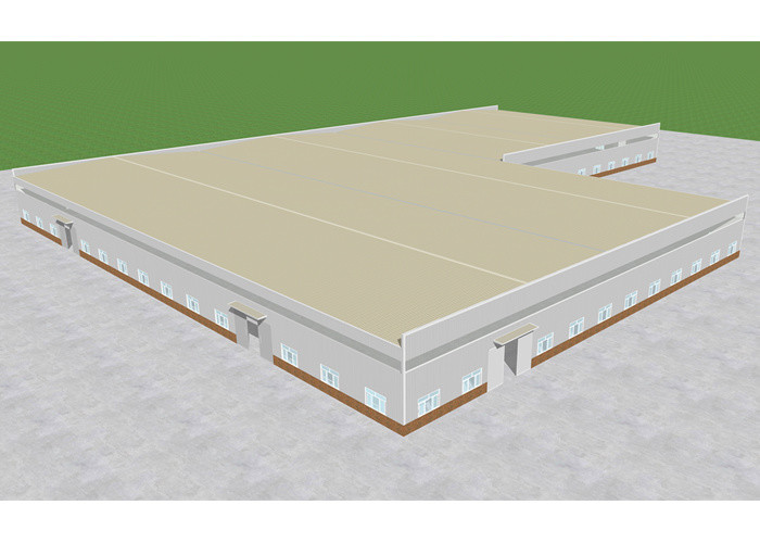 Prefab Steel Construction Warehouse Steel Sheds Commercial Metal Buildings
