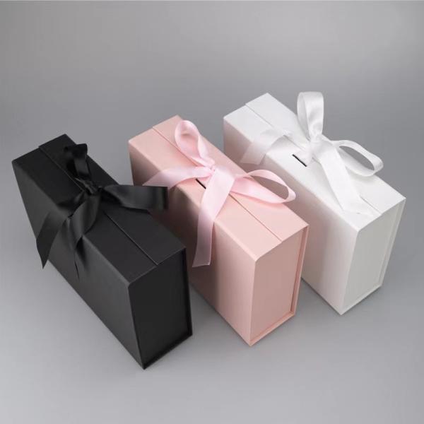 Custom Print Clamshell Magnetic Kraft Gift Box Book Shaped Chocolate Box 23*17