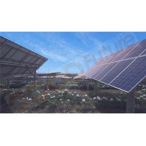 Ground Mount Single Axis Solar Tracker 24VDC Solar Powered Tracker