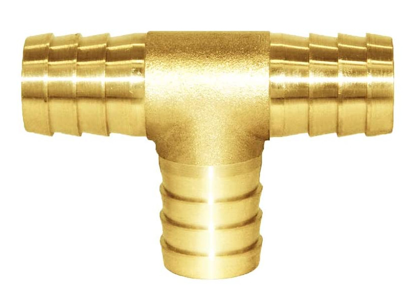 11/32" ID Hose Barb Tee , 3 Way Union Barbed T Fitting