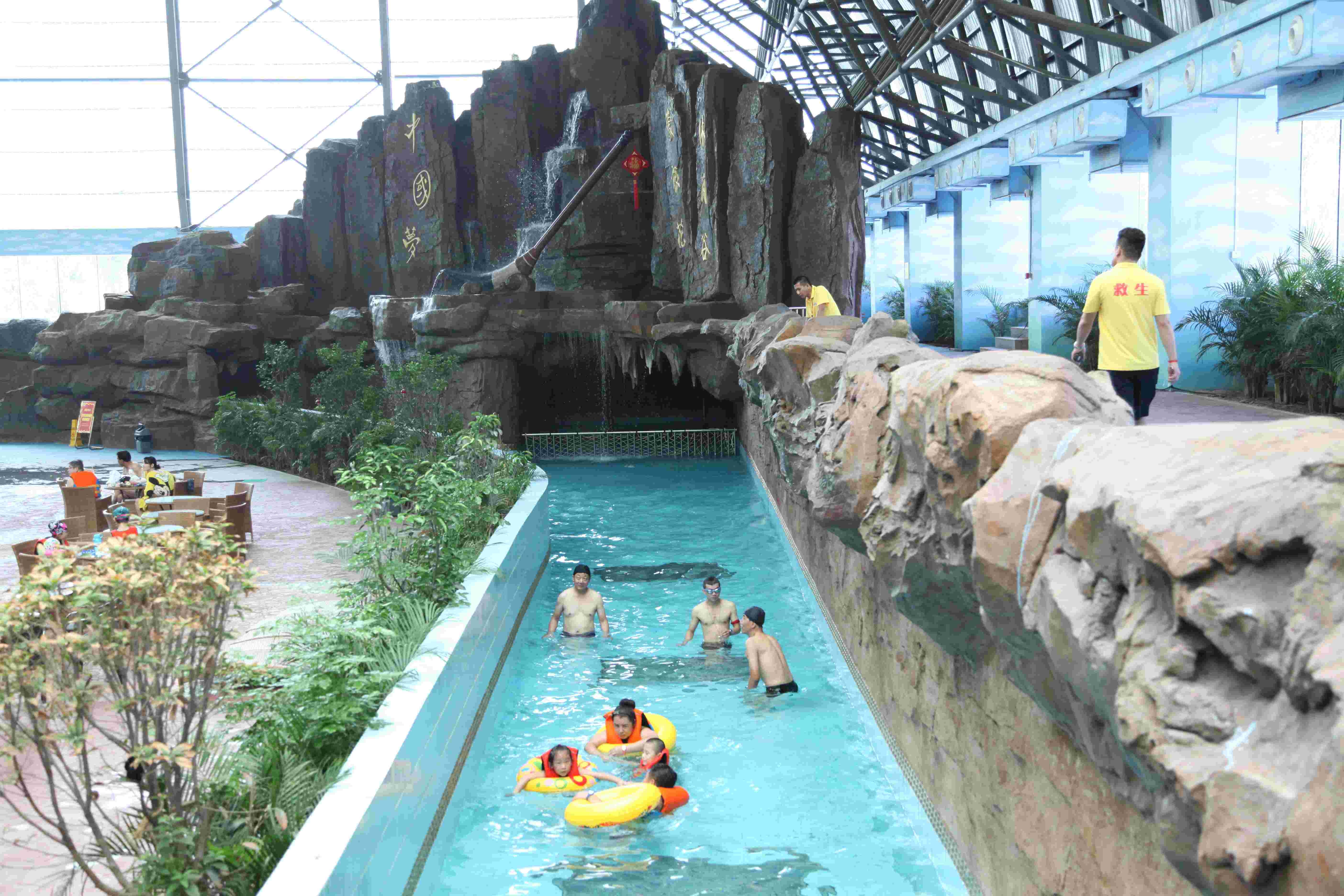 Outdoor Holiday Resorts Water Park Lazy River, Waterpark Equipment