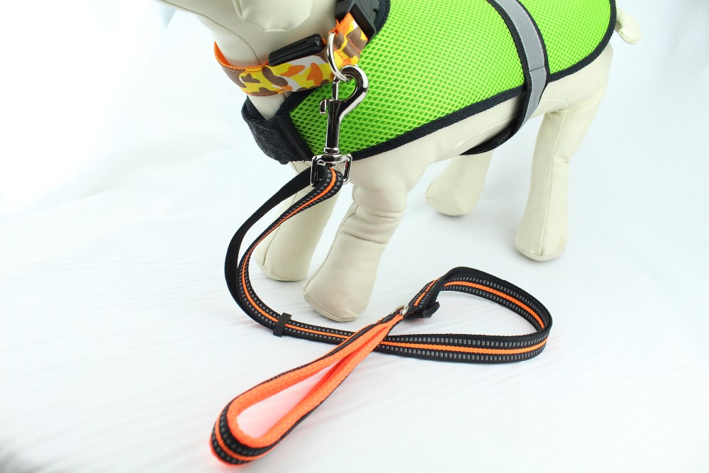 Fashionable Nylon Dog Leash , Reflective Waterproof Pet Dog Traction Belt