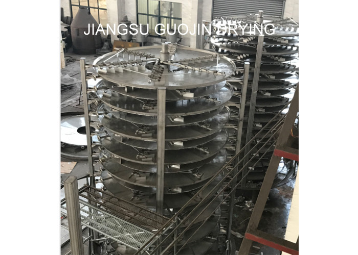 78.8M2 Drying Area Continuous Disc Fertilizer Drying Machine 11KW