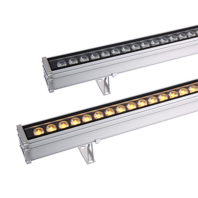 RGB 24W Exterior Wall Wash LED Lighting DMX 512 LED With RF Remote Controller