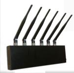 EST-808I Cell Phone WIFI GPS Signal Jammer / Blocker With 6 Antenna