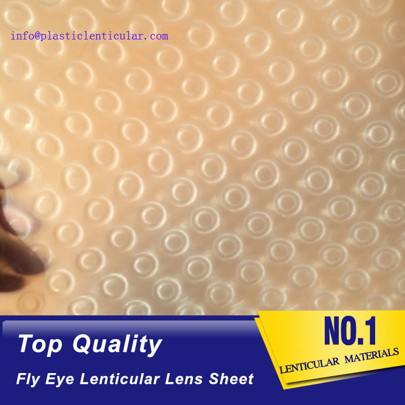 PLASTIC LENTICULAR Super translucent led light diffuser sheet PP 3d fly eye lenticular films