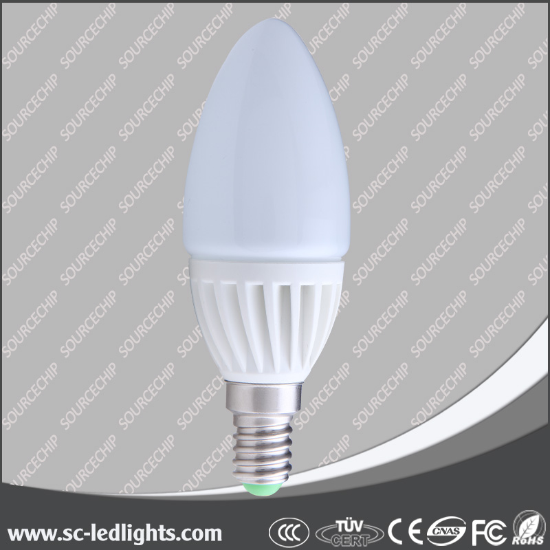 LED bulb e14 5w LED candle light China led bulb lights
