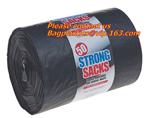 Recycling Bags,Heavy Duty Black Garbage Bag for Indoor Or Outdoor Use 46x54 Made in China, Bagease, Bagplastics, Pack