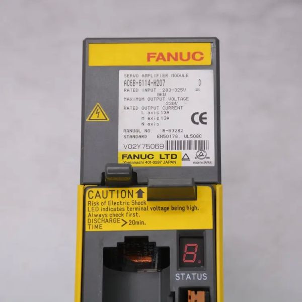 Quality A06B-6114-H207 AC/DC Fanuc Servo Drive 5Kg Motor Drive for Industrial Automation for sale