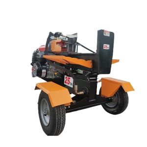 Portable 25T Hydraulic Vertical Horizontal Log Splitter For Gasoline Tractor