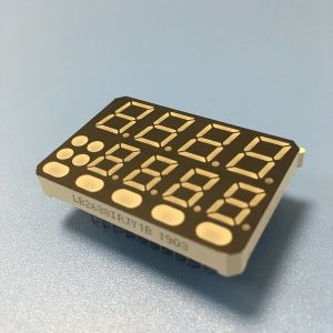 Temperature Indicator 8 Digits 7 Segment LED Display Multicolour Custom Design