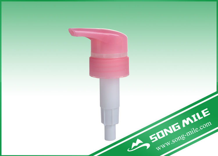 28mm, 32mm White Ribbed Plastic Lotion Dispenser From Manufacturer