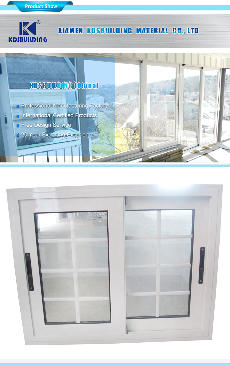 KDSBuilding Double Glaze Temper Glass Windows Design Arch Aluminum Sliding Window