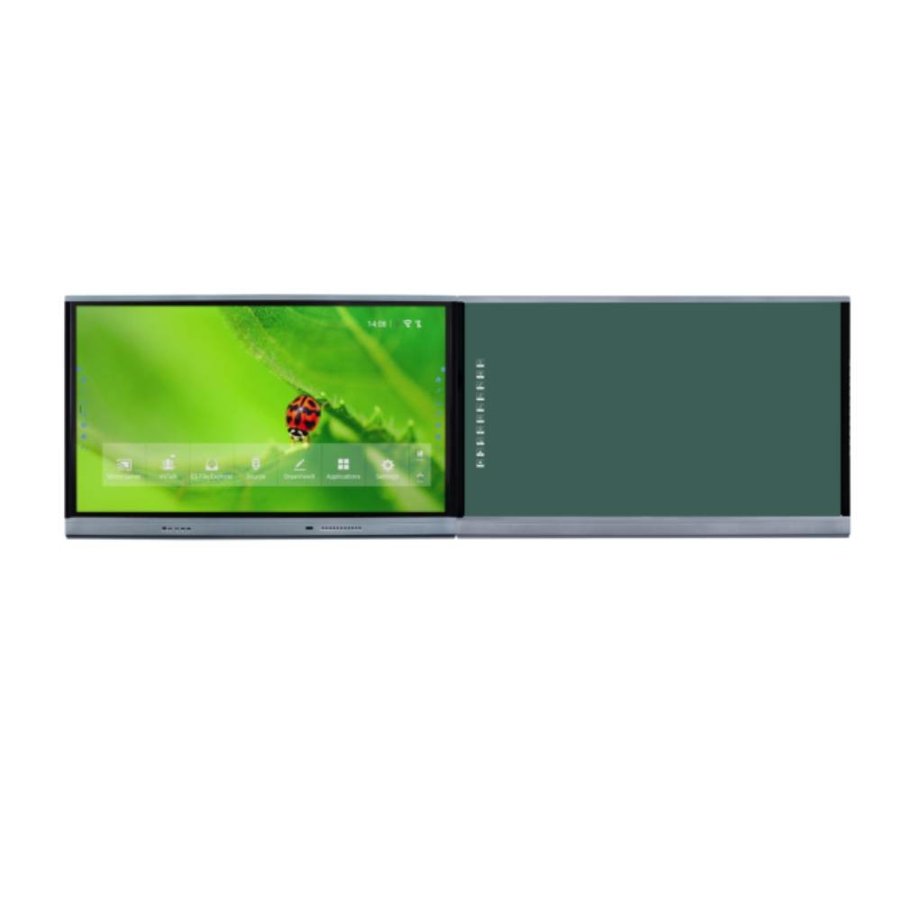 86 Inch Intelligent Blackboard Recordable Smart Screen Interactive Whiteboard With OPS 40 Touch Points Greenboard