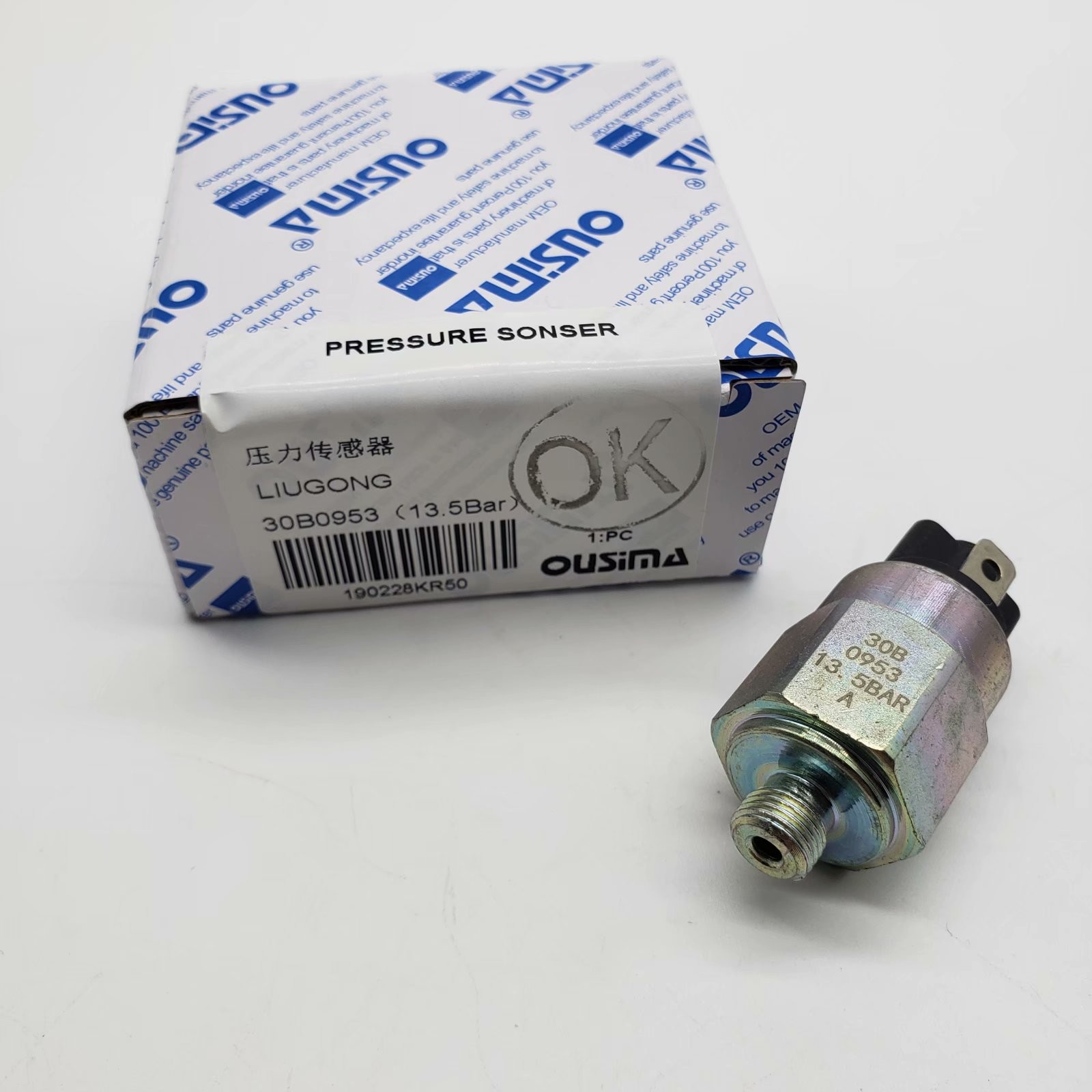 OUSIMA Eletric Excavator 30B0953 13.5 Bar Pressure Sensor