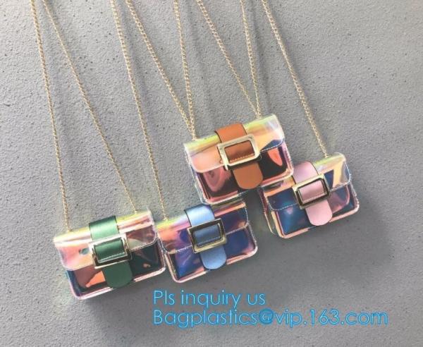 High quality newest fashion transparent handbags women pvc clear bags shoulder