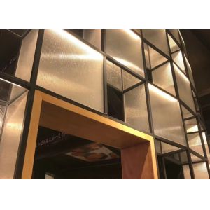 Ultra Clear Abstract 4mm Shopfronts Decorative Fused Glass