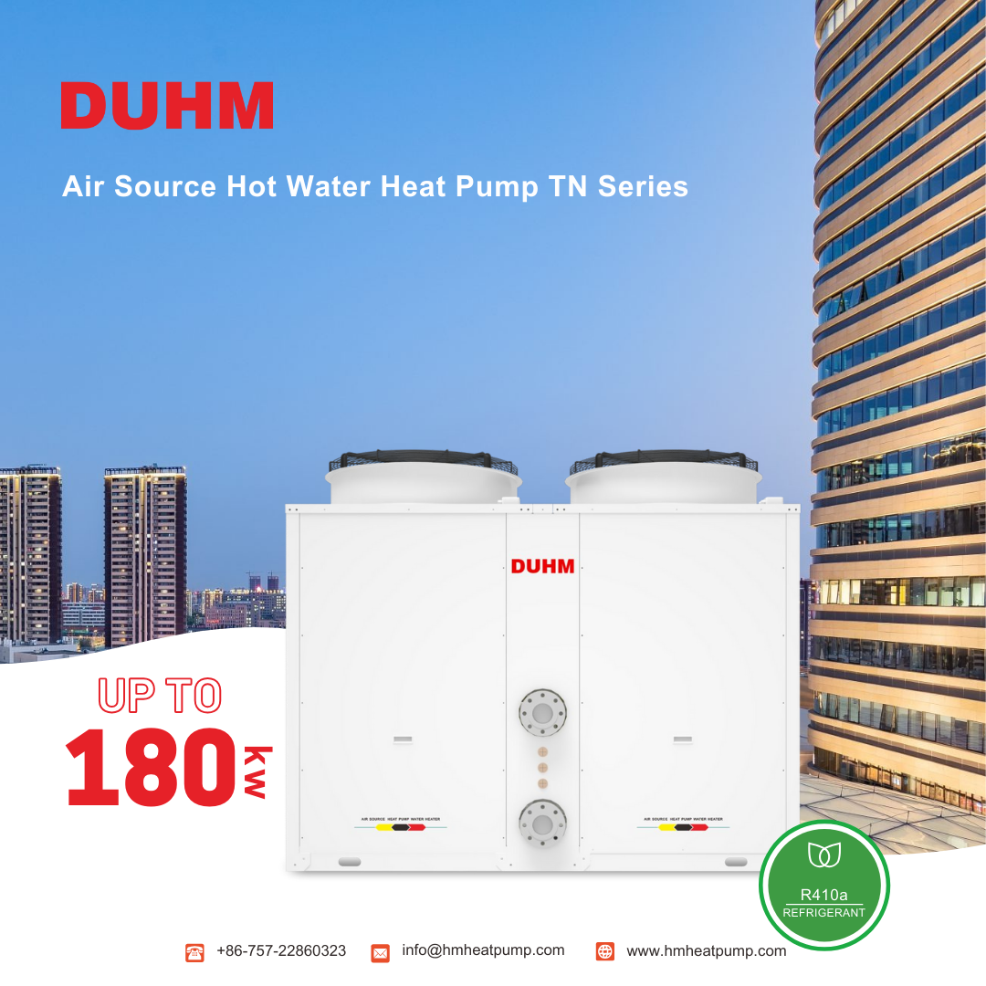 Freestanding 180kw R410a 3 Phase Heat Pump For Bathroom In Shopping Malls And Schools