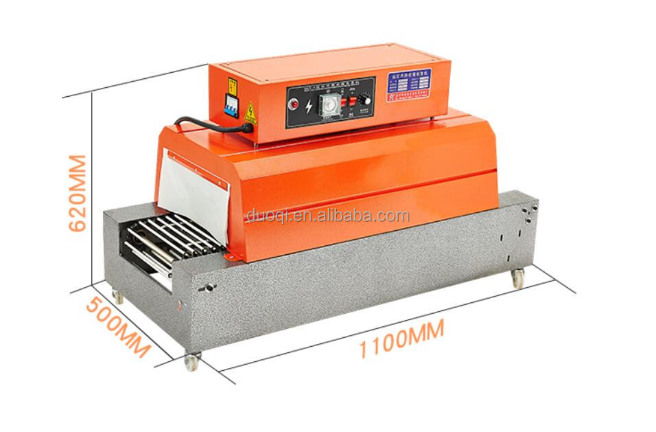 Speed Packaging Model E-CVT Plastic Film Shrink Wrapping Machine with Iron Net Conveyor