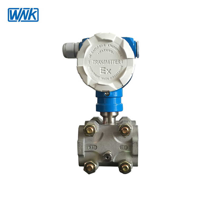 Capacitive Double Flange Differential Pressure Transmitter Liquid Crystal Display