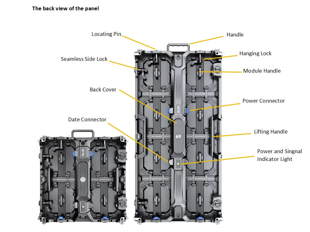 Rental LED Screen Indoor and Outdoor Gmars Series High Quality Full Front Maintenance Flexible LED Screen