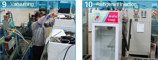 170L Drink Show Case Cooler front open Cooler Displayer