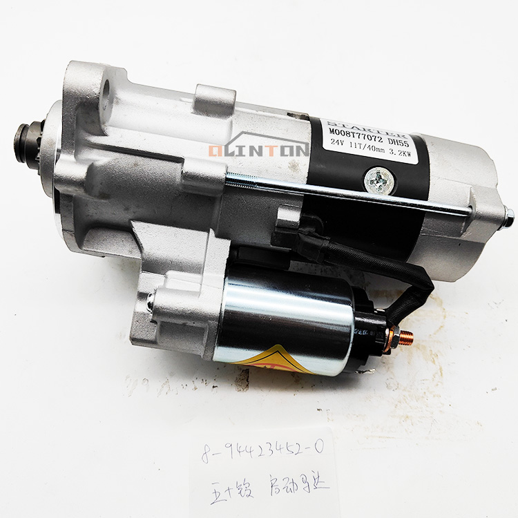 4JB1 Starting Motor For SH60 DH55 SK60 Starter 8971374780 within Part No 8-94423452-0